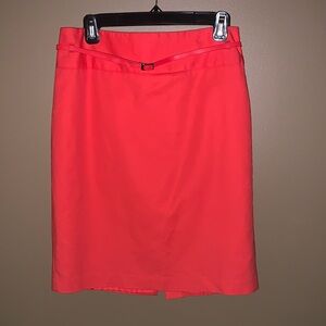 Liz Claiborne Vibrant Red Pencil Skirt